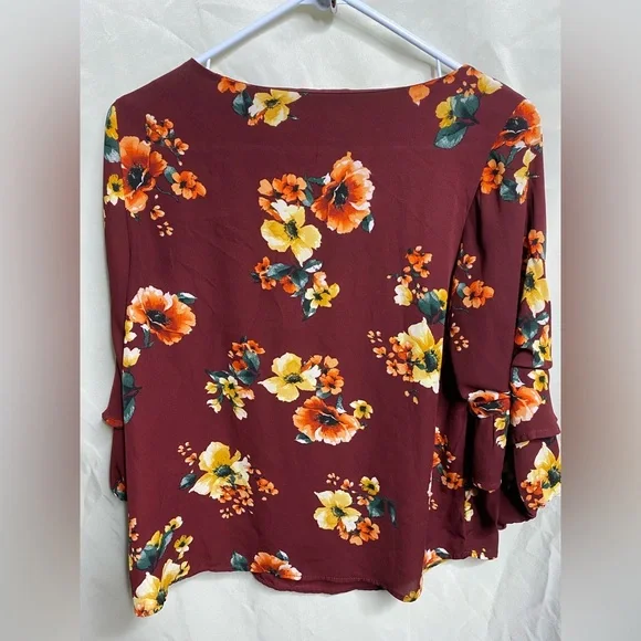Monteau Anthropologie Floral Blouse - Picture 4 of 4